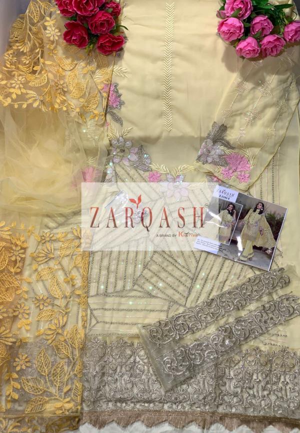 Zarqash Anaya Nx 2105  Georgette Embroidery Pakistani Salwar Suits